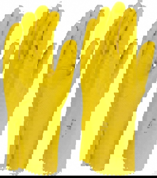 Size XL (10) Rubber Coated Cotton General Protection Work Gloves